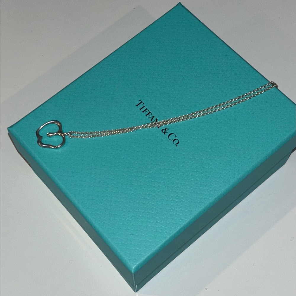 AUTH Vintage Tiffany & Co. Silver Apple Necklace